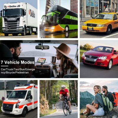 GPS Navigator for Car, 7" GPS Navigation System for Truck Commercial Drivers 2026 with US/CA/MX Offline Map, Lifetime Free Update, GPS for 7 Vehicles with Voice Drive Guidance, POI/Zip Search, FM - Image 6