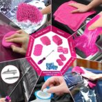 47PCS Car Detailing Kit Interior Cleaner, Car Cleaning Supplies with High Power Car Vacuum Cleaner,Auto Detailing Kit,Car Wash Kit with Bucket Detailing Brush Set,Pink Car Accessories for Women - Image 6