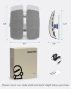 COMFIER Heated Lumbar Support Pillow with Vibration Massage, Back Support Cushion for Office Chair, Adjustable Height up to 18.1 in – Thoughtful Gifts for Mom Dad Women Men - Image 9