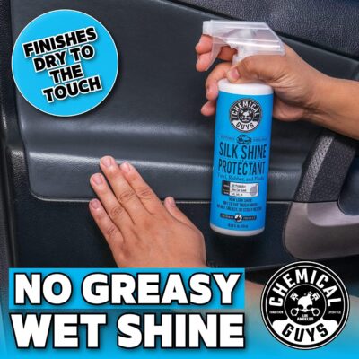 Chemical Guys Silk Shine Tire and Trim Dressing and Protectant – Non-Greasy Vinyl, Plastic & Rubber Spray, Plastic Restorer for Cars – Restores Shine for Cars, Trucks, Motorcycles, RVs, 16 fl oz - Image 6