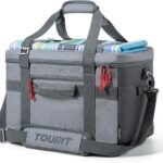 TOURIT Soft Sided Cooler Bag Insulated 48/60 Cans, Large Collapsible & Leakproof Ice Chest for Picnic, Beach, Camping, Travel