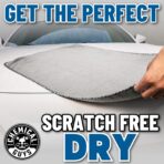 Chemical Guys Waffle Weave Gray Matter Microfiber Drying Towel - 25" x 36", Premium Blend Microfiber Towel with Soft-Banded Edging for Scratch-Free Car Drying, Ultra Absorbent - Image 7