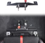 Car fire Extinguisher mounting Bracket Compatible with Toyot@ 86/Subaru BRZ 2022-2026 Fire Extinguishing Installer Under Passenger Seat Quick Release Adjustable Fire Bracket Accessories (Black A)