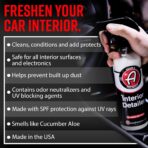 Adam's Polishes Interior Detailer 16 fl. oz (Cucumber Aloe) - Total Car Interior Cleaner, Protectant & Dressing | All Purpose Cleaner & Leather Conditioner | Vinyl, Dashboard, Screen, Seat Cleaner - Image 2