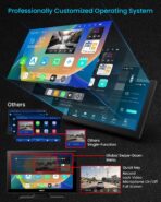 IK5 9" Wireless Apple CarPlay & Android Auto Screen, Portable Car Stereo with 4K Dash Cam & 1080p Backup Camera, Add CarPlay to Any Vehicle, Touchscreen, Mirror Link - Image 8