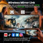 Largest 11.5 inch Wireless CarPlay Screen for Car, A-pple CarPlay & Android Auto HD Touchscreen with 4K Dash Cam/1080P Backup Camera/Navigation/Bluetooth/Voice Control/FM/Mirror Link,for All Vehicles - Image 7