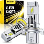 AUXITO H13 Bulbs, 900% Ultra-Bright 9008 Light, Direct Insert 5 Mins Installation, 60000Hrs Long Lifespan, No Flicker, 99% Compatibility, Pack of 2