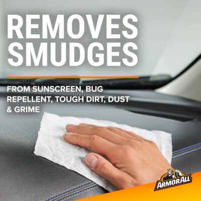 Armor All Car Interior Cleaner Wipes, Interior Cleaning Wipes for Cars, Trucks, Motorcycles, 60 Each - Image 6