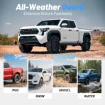 4PCS Mud Flaps Fit for 2024 2025 2026 Toyota Tacoma, Front & Rear Splash Guards, Custom Fit Mud Guards, No-Drill Installation, All-Weather Protection, Tacoma Accessories - Image 8