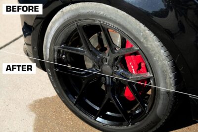 Black Magic 120217 Tire Wet, 23oz (Pack of 2) - Specially Formulated Tire Shine Applicator Cleaner to Keep Them Looking Wet, Black, and Glossy with One Quick Spray – Long-Lasting Protection for Tires - Image 6