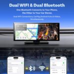 OTTOCAST OttoScreen AI, 11.4" Portable CarPlay Screen for Car with YouTube and Backup Camera for iPhone(iOS 8+) Android Auto(Android 11+), Built-in Apps, Voice Control, Android 15 OS - Image 9