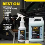 Meguiar's D17001 Hyper Dressing - 1 Gallon – Give Your Car’s Trim Pieces the Best Shine & Gloss - Image 10
