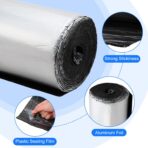 Zhengmy 53.9 Sqft 196 Mil Car Heat Sound Insulation Mat Automotive Noise Deadening Mat with Rubber Roller Auto Sound Deadener Self Adhesive Heat Insulation for Hood Ceiling Door(20 x 394 Inch) - Image 3