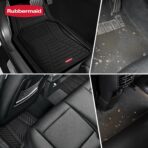 Rubbermaid Car Mat Full Set All-Weather Heavy-Duty 4 Pieces– Trim-to-Fit Universal Car Mats Full Set – Waterproof Rubber Floor Liners for Most Trucks, SUVs, Vans, and Sedans-Black - Image 7
