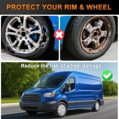 Nilight Wheel Cover Hubcaps 16 Inch for Ford Transit 150 250 350 350HD 2015 16 17 18 19 20 21 22 23 24 2025 Steel Wheel with 5 Lug 16 Hub Caps Set of 4 Rim Protector Wheel Covers Replacement, Silver - Image 8