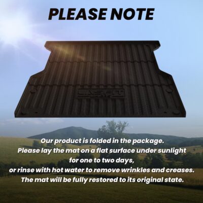 LASFIT Bed Mat for Toyota 2024-2026 Tacoma (5FT/5'Bed) Truck Bed, All Weather 5 ft Rubber Car Bed Liner for Toyota Tacoma 2024 2025 2026 Accessories, TPE Trunk Mat&Bed Liner (Not Fit Drop-in Liners) - Image 8