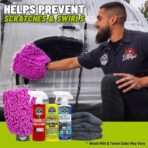 Chemical Guys Car Cleaning Kit - With Car Wash Soap, Wheel Cleaner, Total Interior, Car Wash Mitt - Interior and Exterior Wash Kit With Vehicle Cleaning and Detailing Accessories - 7 Item Kit - Image 7
