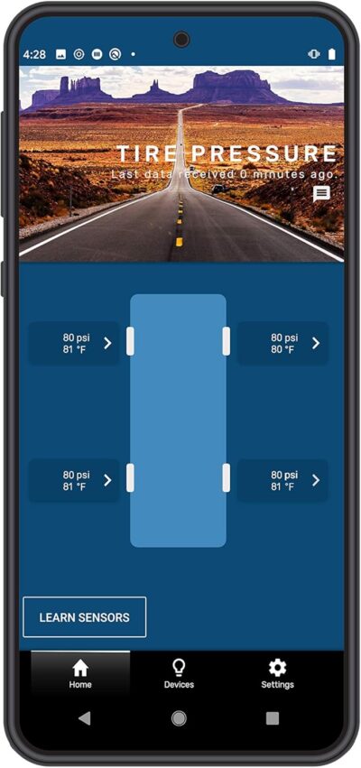 Lippert Components Tire LINC Tire Sensors (2 Pack) for RVs, 5th Wheels, Motorhomes, Tow Vehicles, Easy DIY Installation on Valve Stem, OneControl App Compatible - 2020106299 - Image 5