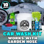 Chemical Guys 10-Piece Arsenal Builder Car Wash Kit with Foam Gun, Bucket, and 3 - 16 fl oz Car Care Products & Chemicals - Works with Garden Hose for Trucks, SUVs, Motorcycles, and More - Image 2