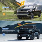 XCBYT 2019-2024 Silverado Window Shades Full Coverage Window Shades | 6-Layer Blackout Insulated Sun & UV Protection | Custom Fit Privacy Covers for Camping, Sleeping & Car Living (5 PCS) - Image 6
