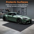 Heavy Duty Oil Spill Mat, 5' x 6', Premium Absorbent Oil Pad, Garage Floor Mat for Under Car, Protects Garage Floor from Spills, Drips, Splashes and Stains,Waterproof Backing Absorbent Pad - Image 5