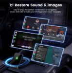 Wireless CarPlay Adapter for iPhone – Plug-and-Play with USB-A Extension & USB-C Connector, Zero Latency, Compatible with 2016+ Cars & iOS 10+ - Image 4