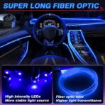 MICTUNING Car LED Interior Strip Light, 8 in 1 RGB Multicolor with 400 inches Fiber Optic Ambient Lighting Kits with Remote and APP Control, Car USB LED Strip Lights with Music Sync Mode - Image 4