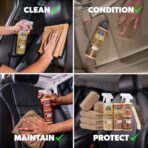 Chemical Guys Leather Cleaner and Conditioner Detailing Kit - Leather Care Kit For Natural, Synthetic, Faux, Pleather, and More for Car Interiors, Apparel, Furniture, Boots & Accessories - 9 Items - Image 4