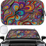 Windshield Sun Shade - Car Sun Shade Windshield, Reflector Sunshade Offers Ultimate Protection for Car Interior