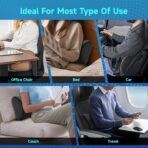 Lumbar Support Pillow for Office Chair Car Lumbar Pillow,Memory Foam Back Cushion with Breathable 3D Mesh Lumbar Support Orthopedic Backrest for Lower Back Pain Relief Ergonomic, LowerBackSupportBlack - Image 6