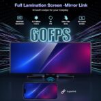 Carplay Screen for Car, 10.26'' Upgrade Wireless CarPlay & Android Auto Car Play Screen with 60PFS,1080P Backup Camera (with a Camera Bracket), GPS Navigation, Voice Control for All Vehicles - Image 2