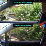 Ovege Car Window Shades Magnetic 2pcs Universal Car Window Screen Mesh Side Window Sun Shade Automotive Window Sunshades for Driver Passenger (Front Seat 2pcs-) - Image 5