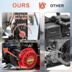 4400PSI Gas Pressure Washer with Hose Reel, One-Button Start 420cc 15HP 4-Cycle Engine, 4.0 GPM Heavy Duty Power Washer with 50FT 3/8" Hose, Spray Gun & Wand, 5 Quick Connect Nozzles - Image 4