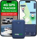Ultra GPS Tracker for Vehicles – Rugged, Waterproof, Hidden GPS Car Tracker Device for Vehicles, Trucks - 4G LTE, Real-Time Updates, 9 Months Battery Life - (Subscription Required)
