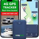 Ultra GPS Tracker for Vehicles – Rugged, Waterproof, Hidden GPS Car Tracker Device for Vehicles, Trucks - 4G LTE, Real-Time Updates, 9 Months Battery Life - (Subscription Required)