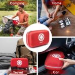 PTEROMY 300 Piece First Aid Kit, Portable Small Emergency Kits Compact 1st Aid Kit with Hard Storage Case for Car, Travel, Home, Camping, Outdoor, Hiking - Image 7