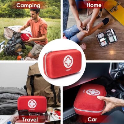 PTEROMY 300 Piece First Aid Kit, Portable Small Emergency Kits Compact 1st Aid Kit with Hard Storage Case for Car, Travel, Home, Camping, Outdoor, Hiking - Image 7