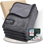 Bath Wipes Shower Cleaning Cloths, Premium Car Drying Towel | Ultra Absorbent Twisted-Loop Design| Microfiber Towel for Car, Shower Cabin, Household