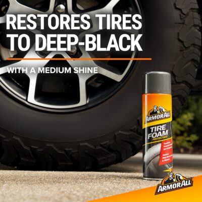 Armor All Car Wash and Car Cleaner Kit by Armor All, Includes Glass Wipes, Car Wash & Wax Concentrate, Protectant Spray and Tire Foam - Image 5