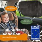 Car Window Shade for Baby with Certified UV-Protection 2 Pack - 20"x12" - Image 2