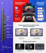 12.4" inch 4K Android 11 Car TV Headrest Monitors(Pair), Dual Linked Touch Screen Rear Seat Entertainment System, Support Phone Wireless Mirroring with WiFi/Bluetooth/HDMI/Video Player (4G+64G Pair) - Image 5