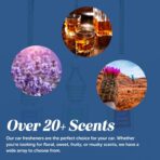 C&E Craft Co Hanging Car Air Freshener Diffuser 2 Pack, Long Lasting Fragrance Oil Car Freshener, Glass Bottle Auto Air Freshener, Made in USA (Pistachio & Salted Caramel) - Image 10