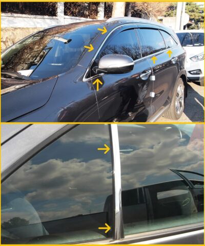 Zlirfy 25Ft Automotive Chrome Trim Molding,Universal Decorative Scratch-Proof Decorative Protect Sticker,1/2" Wide Car Body Chrome Trim Strip for Motor Truck RV Door Window Bumper (Silver) - Image 6