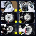 Nilight - 10041P 2.5" Mini Projector Lens for H1 Bulb Headlights Retrofit, Custom Headlamps Conversion:Chrome Shround,2 Years Warranty - Image 6