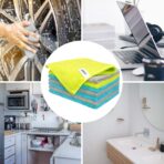 FIXSMITH Microfiber Cleaning Cloth - Pack of 8, Size: 12 x 16 in, Multi-Functional Cleaning Towels, Highly Absorbent Cleaning Rags, Lint-Free, Streak-Free Cleaning Cloths for Car Kitchen Home - Image 7