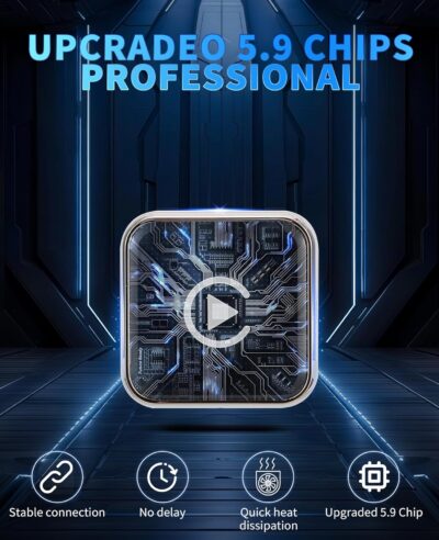 2026 Upgraded Wireless Carplay Adapter, Convert Wired to Wireless for CarPlay＆Android Auto, Car Play Adapter for iPhone Mini Small Size, USB/Type-C Plug and Play with iOS Android 10+. - Image 2