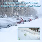 SUV Waterproof Car Covers for Automobiles All Weather Season UV Protection Snowproof Outdoor Full Cover Universal Fit SUV Up to 190’’ - Image 8