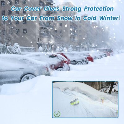 SUV Waterproof Car Covers for Automobiles All Weather Season UV Protection Snowproof Outdoor Full Cover Universal Fit SUV Up to 190’’ - Image 8