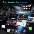 2026 Upgraded Wireless CarPlay Adapter, 2-in-1 Mini CarPlay Adapter for iPhone & Android, 3 Second Auto Stable Connection with Zero Latency, Plug & Play for 2016+ Cars with USB-A/USB-C Ports - Image 2