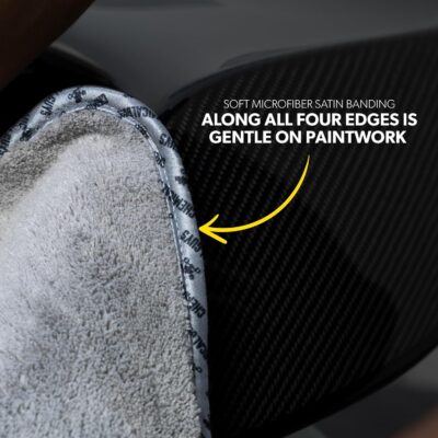 Chemical Guys Woolly Mammoth Large Microfiber Drying Towel - 36 x 25 Inch Gray, Ultra Plush Super Absorbent Car Drying Towel for Cars, Trucks, SUVs, Motorcycles, RVs, and Auto Detailing - Image 5